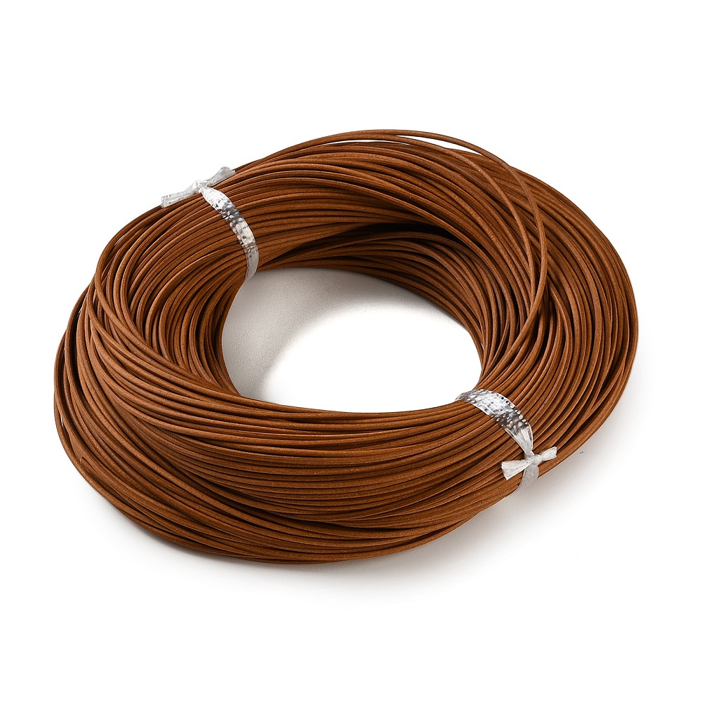 Leatherwork Beginner - 100m 1mm/1.5mm/2mm/3mm Okrągły sznurek ze skóry