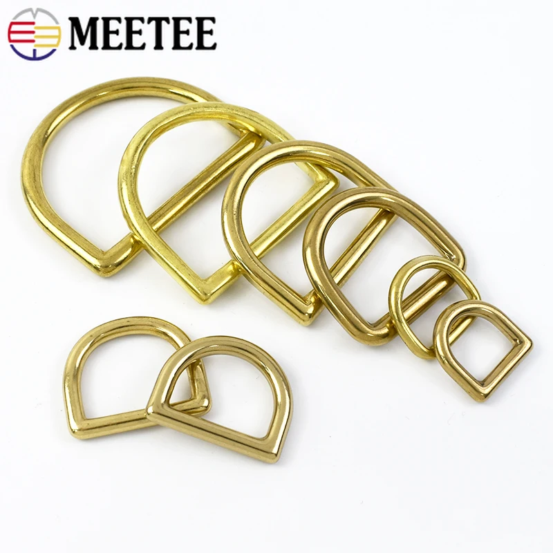 Leatherwork Hardware - 2/5 szt. Mosiężne kółka D 13-44