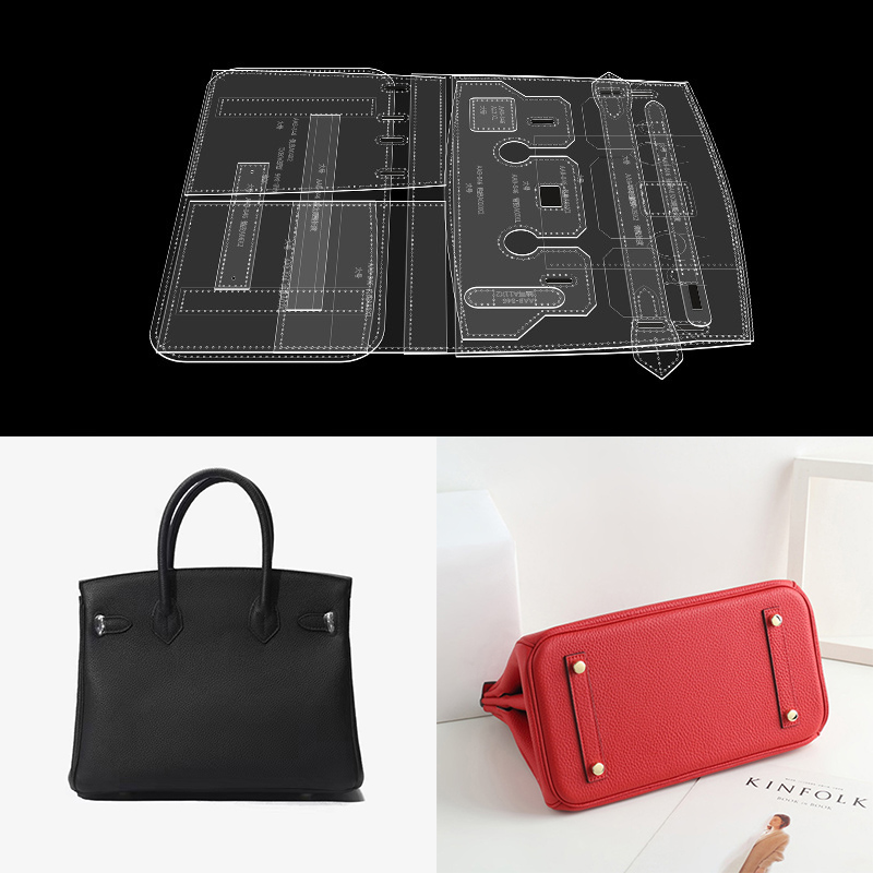Leatherwork Patterns - Nowy akrylowy skórzany szablon Torba na