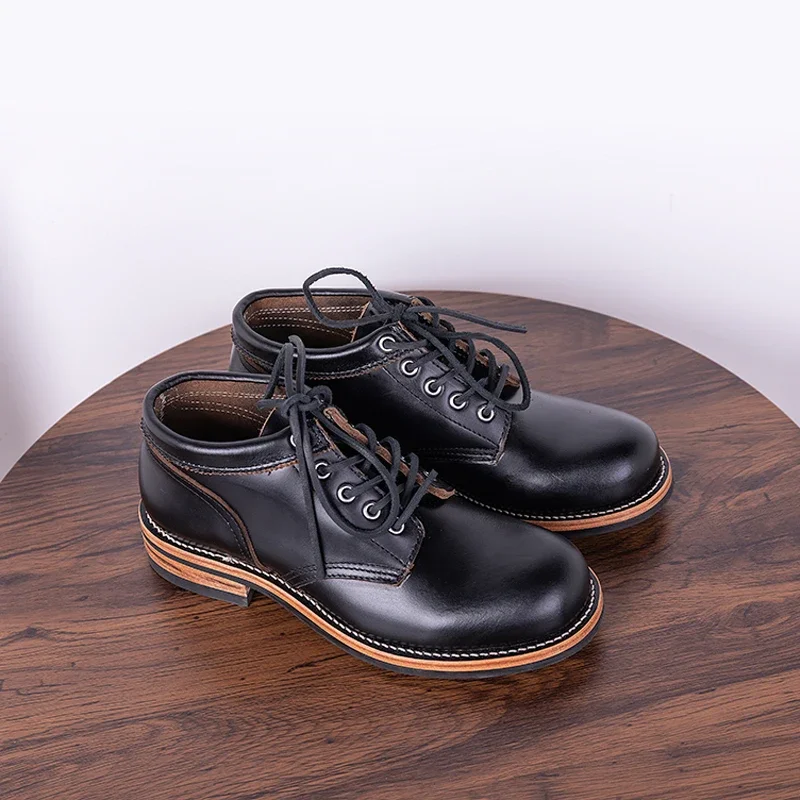Leather Work Youtube - Buty robocze Goodyear ze skóry bydlęcej