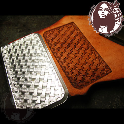 Unique Leather Work - Tkany wzór Ręcznie wykonane unikalne narzędzia