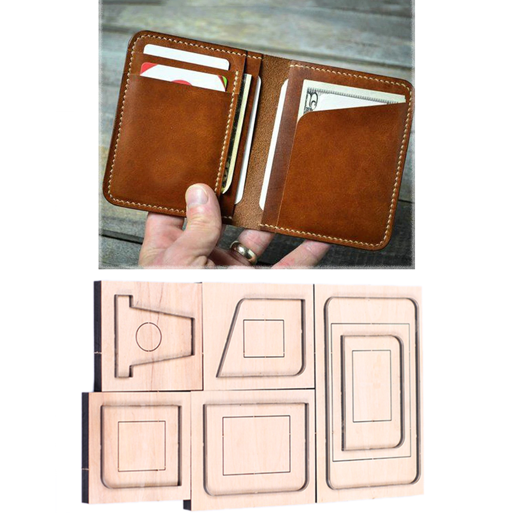 Leatherwork Patterns - DIY rzemiosło skórzane proste etui na