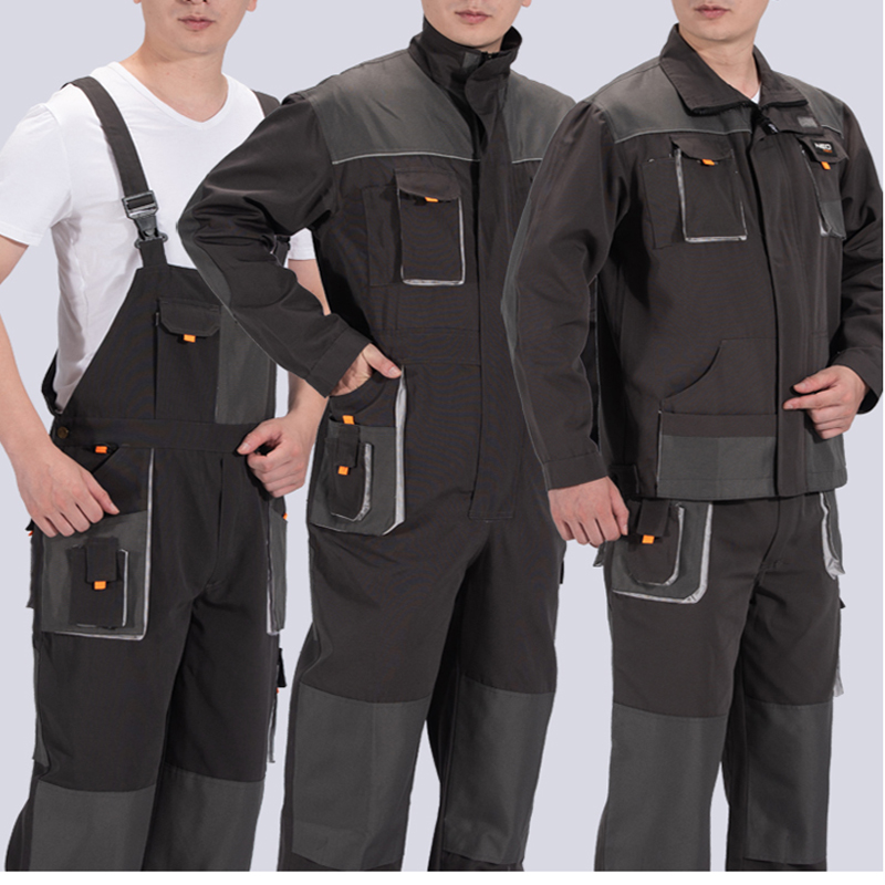 Leather Work Overalls - Kombinezony spawalnicze Ogrodniczki robocze Ochronne kombinezony