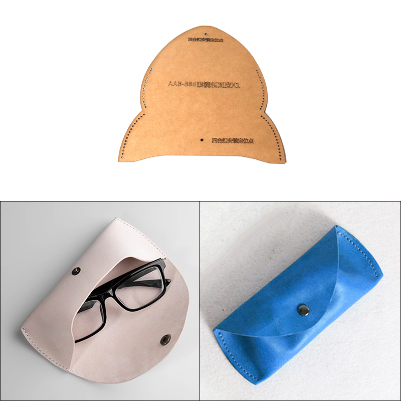 Leatherwork Patterns - Papier pakowy Skórzane etui na okulary