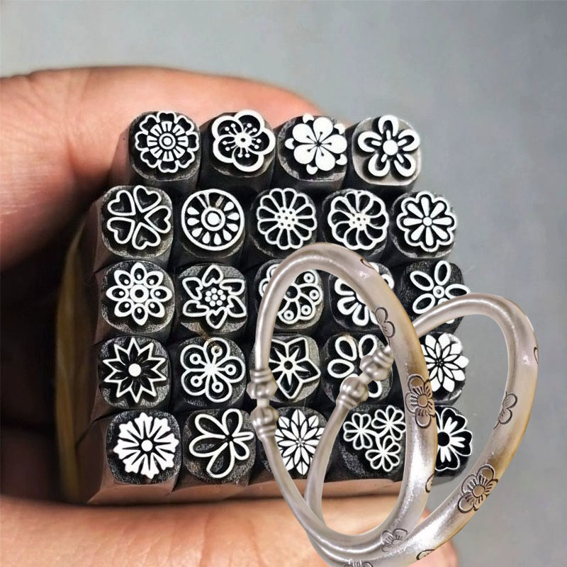 Leatherwork Patterns - Narzędzie do stemplowania metalu z wzorem