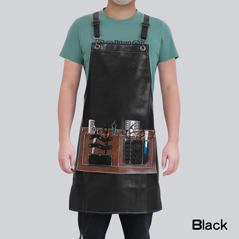 Leather Work Overalls - fartuch ze skóry pu niestandardowe logo