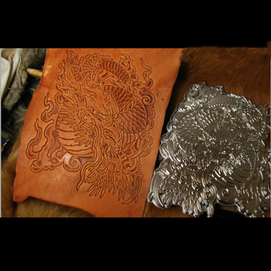Unique Leather Work - Wzór smoka Ręcznie robione, unikalne narzędzia