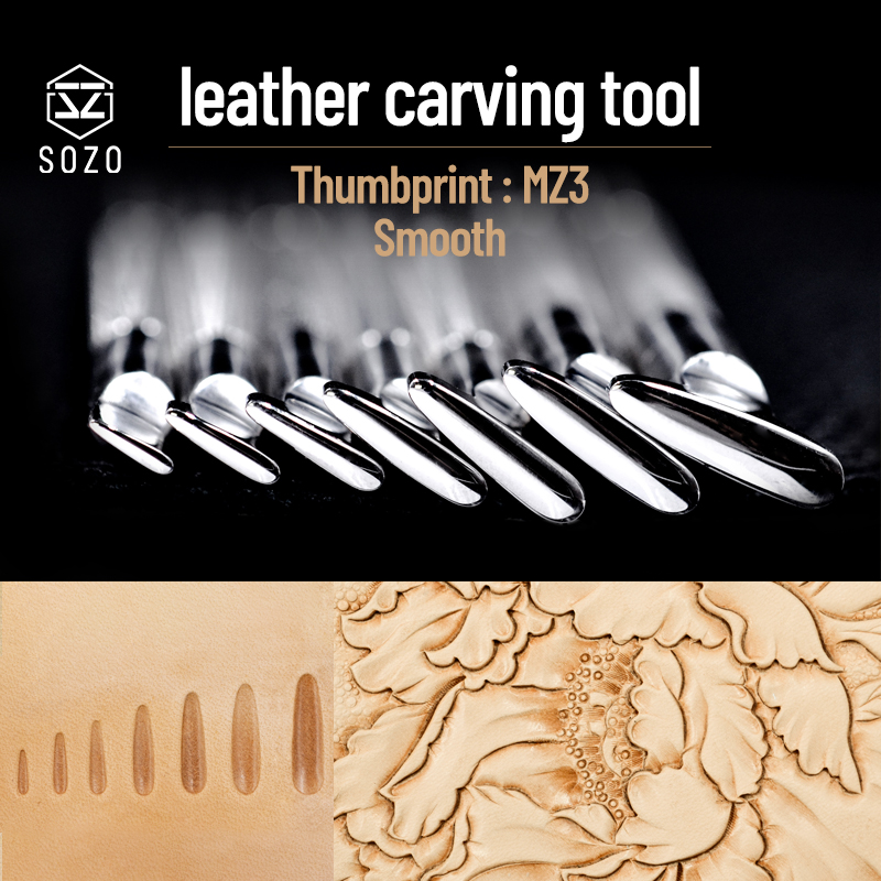 Leatherwork Beginner - SOZO MZ3 skóra pracy tłoczenia narzędzie