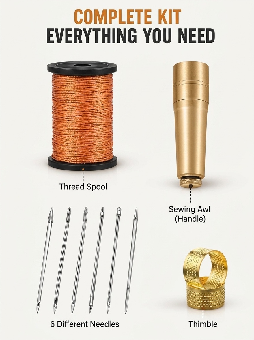 Narzędzie do szycia skóry, szy – Leatherwork Diy recenzja i cena