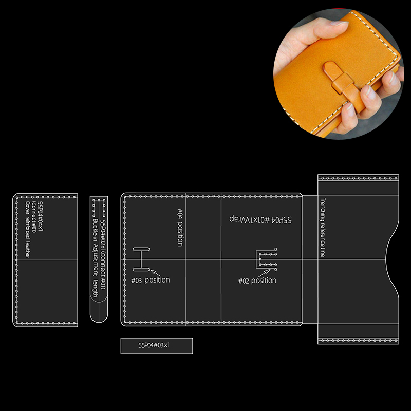 YOMDID 4 szt. Formy akrylowe p – Leatherwork Patterns recenzja i cena