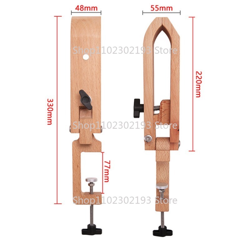 Składany drewniany zacisk regu – Leatherwork Tool Kit recenzja i cena