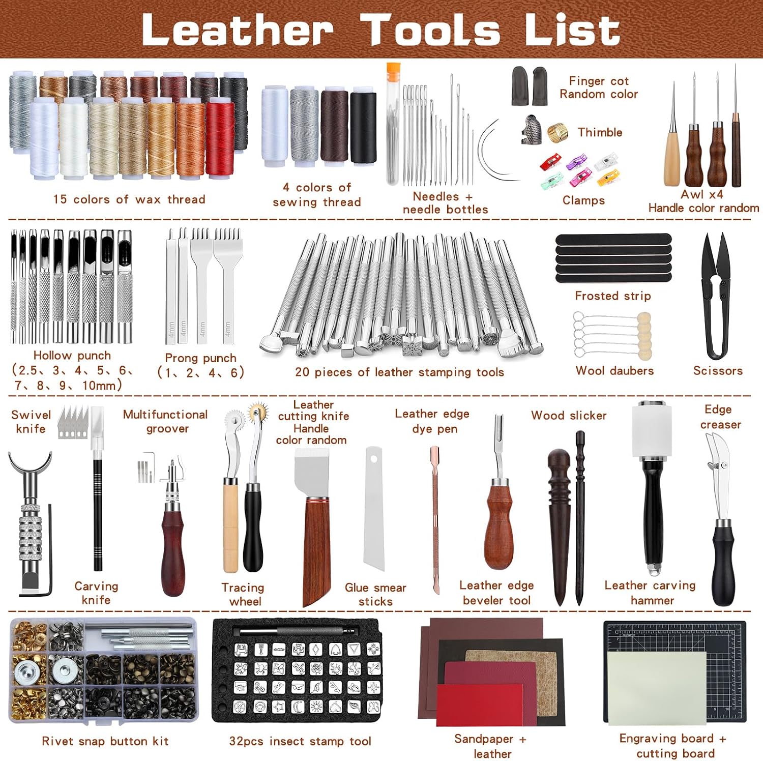 Zestaw narzędzi do obróbki skó – Leather Work recenzja i cena