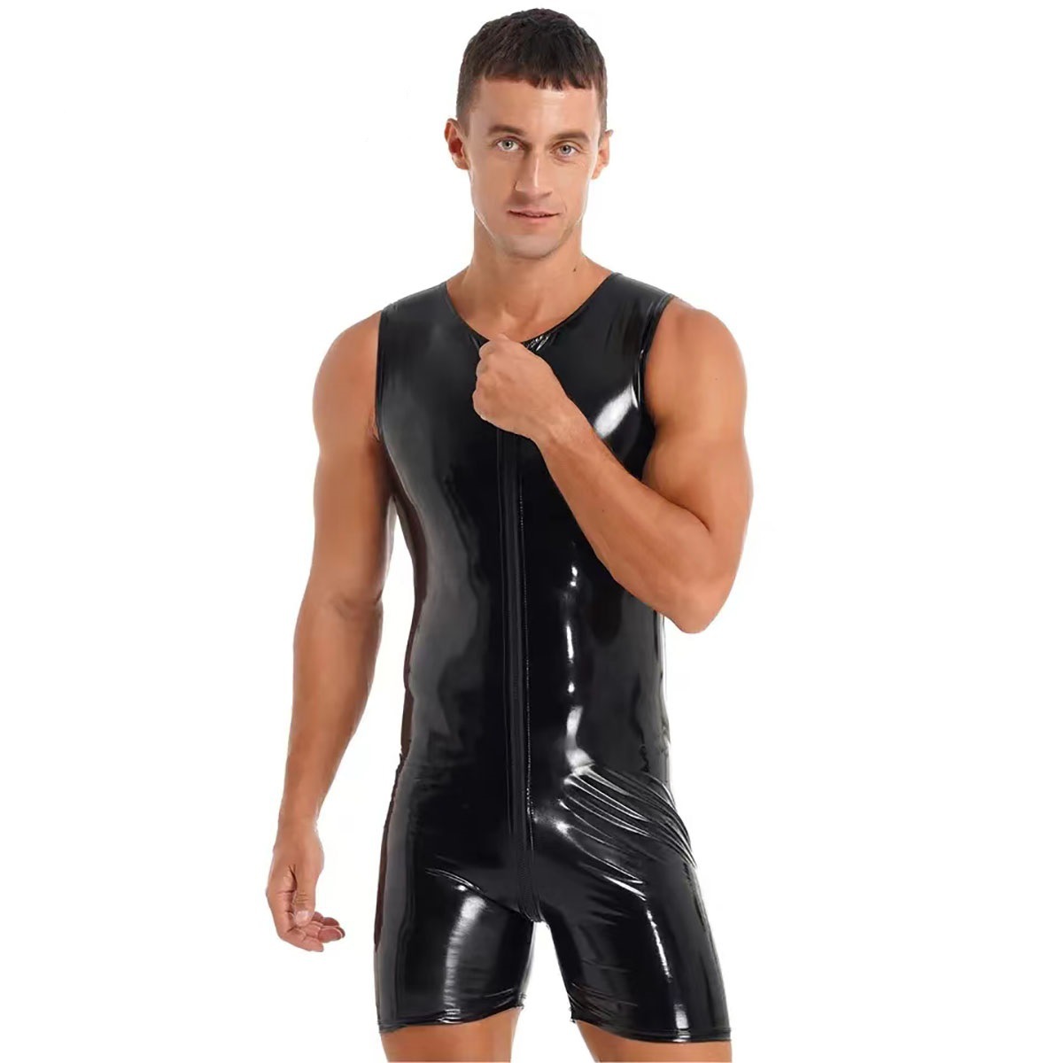Męski kombinezon Lustrzany jas – Leather Work Overalls recenzja i cena