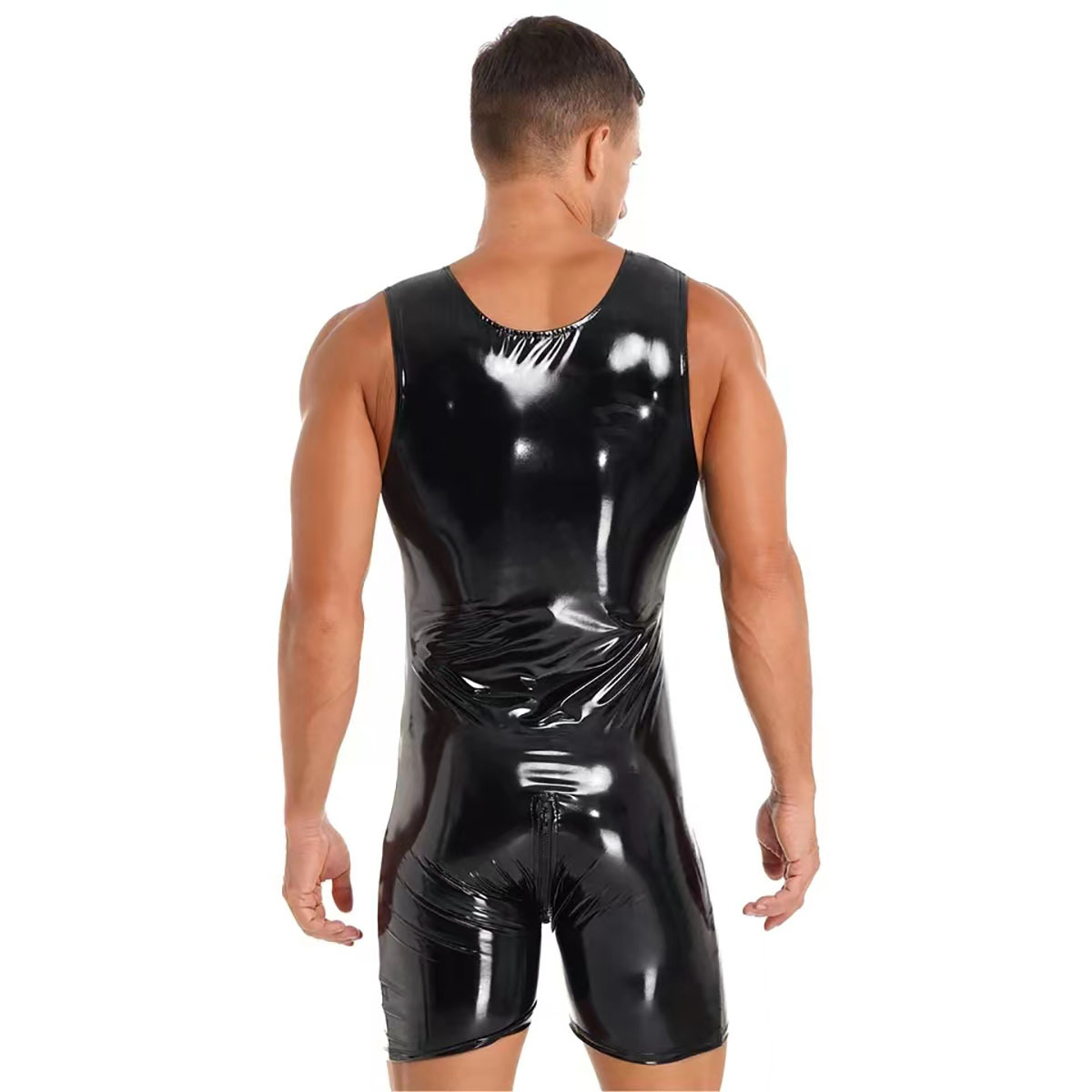 Męski kombinezon Lustrzany jas – Leather Work Overalls recenzja i cena