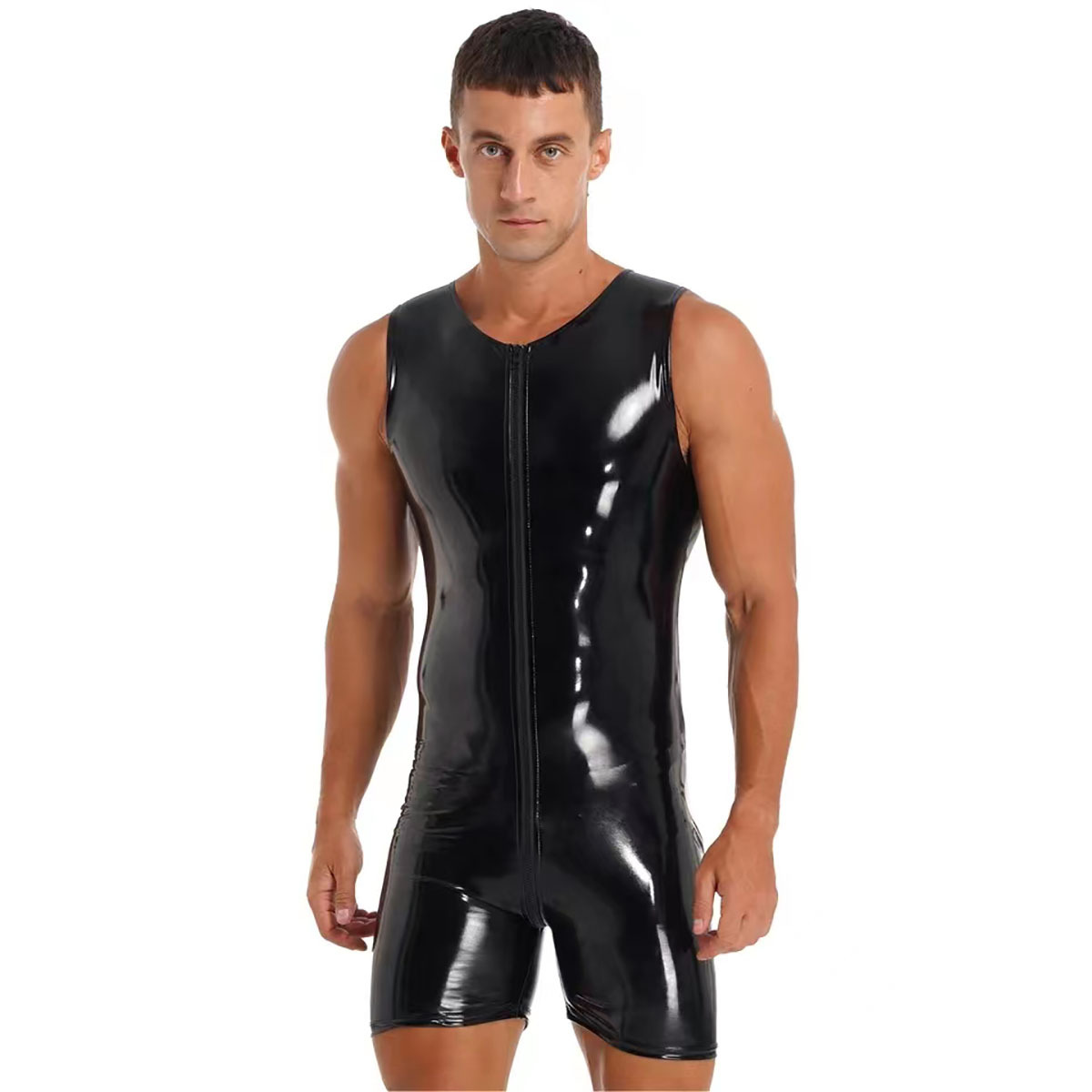 Męski kombinezon Lustrzany jas – Leather Work Overalls recenzja i cena