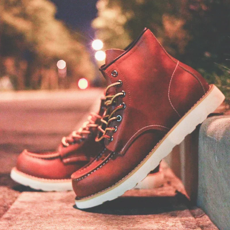 Męskie buty ze skóry naturalne – Leatherwork Beginner recenzja i cena