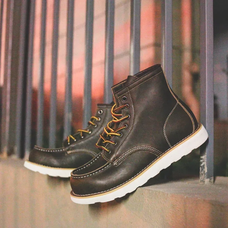 Męskie buty ze skóry naturalne – Leatherwork Beginner recenzja i cena