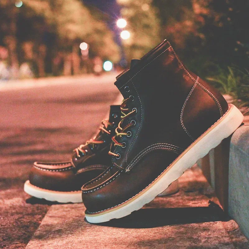 Męskie buty ze skóry naturalne – Leatherwork Beginner recenzja i cena
