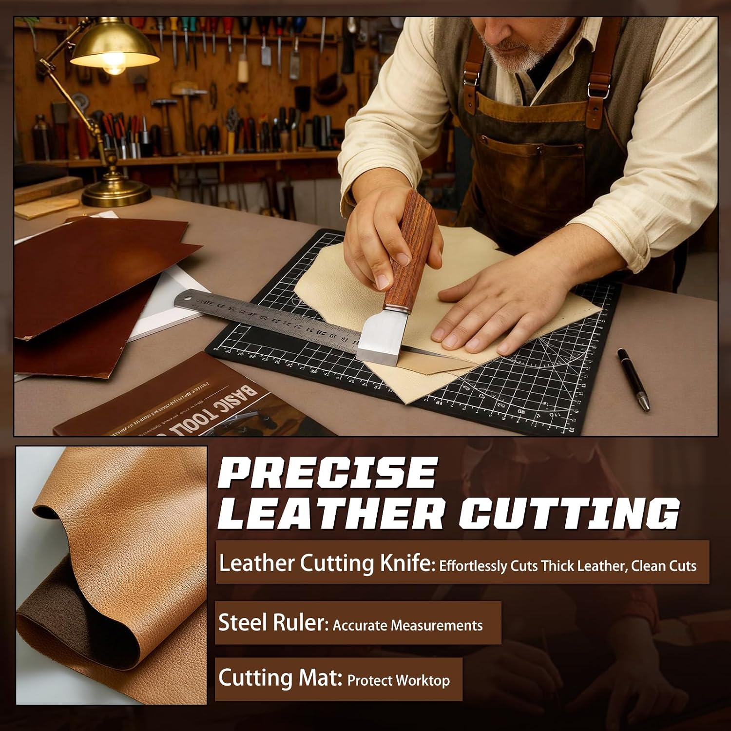 Zestaw do obróbki skóry, narzę – Leather Work recenzja i cena